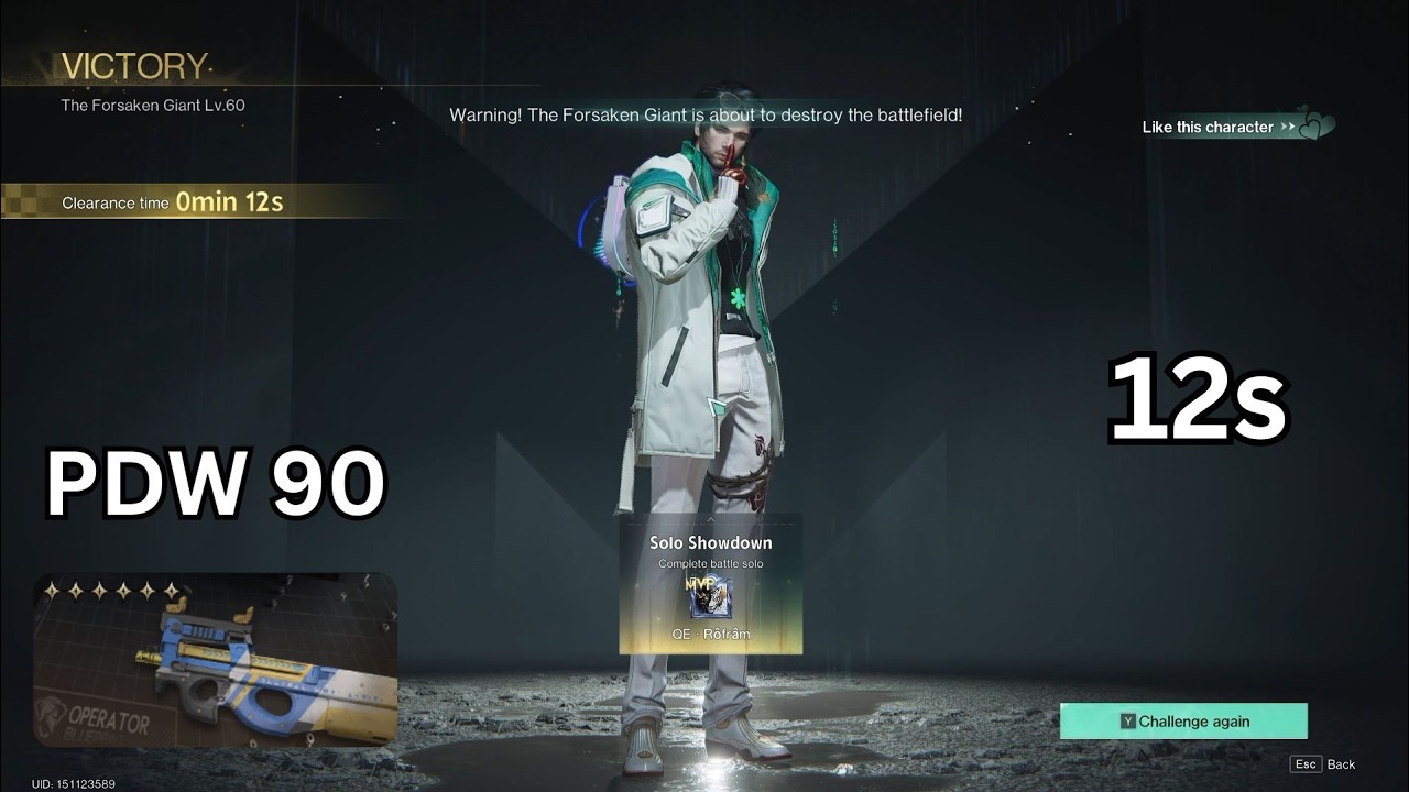 PDW90 Forsaken Giant 12s - Once Human