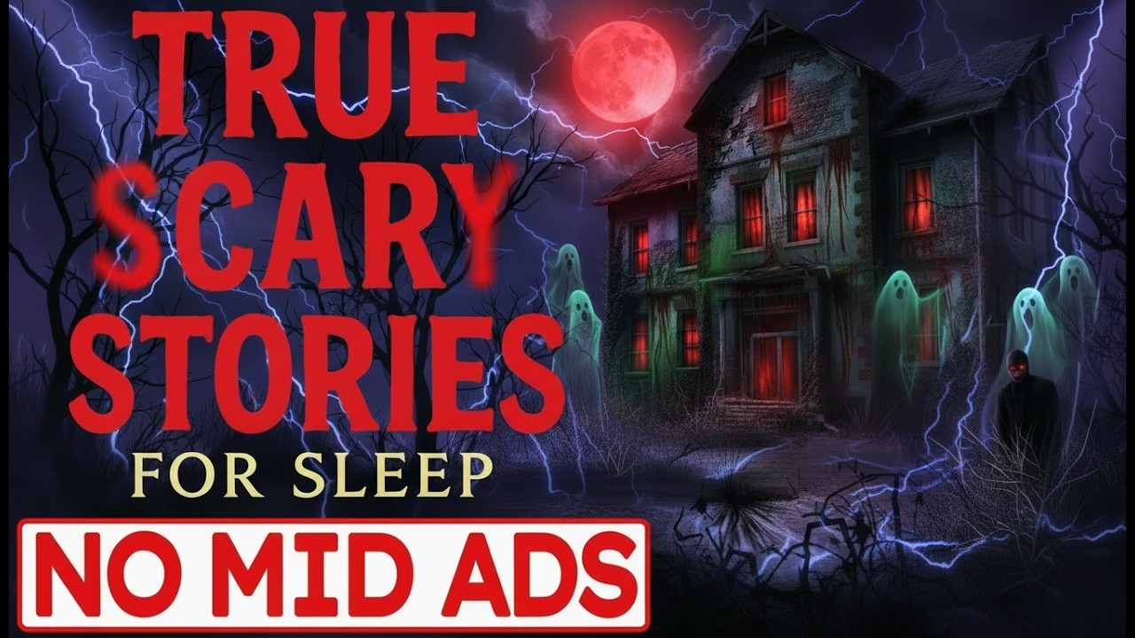 NO ADS 🛑 2 HOURS of 15 TRUE Scary Stories for Sleep | Relax Rain Sounds | Ep. 24