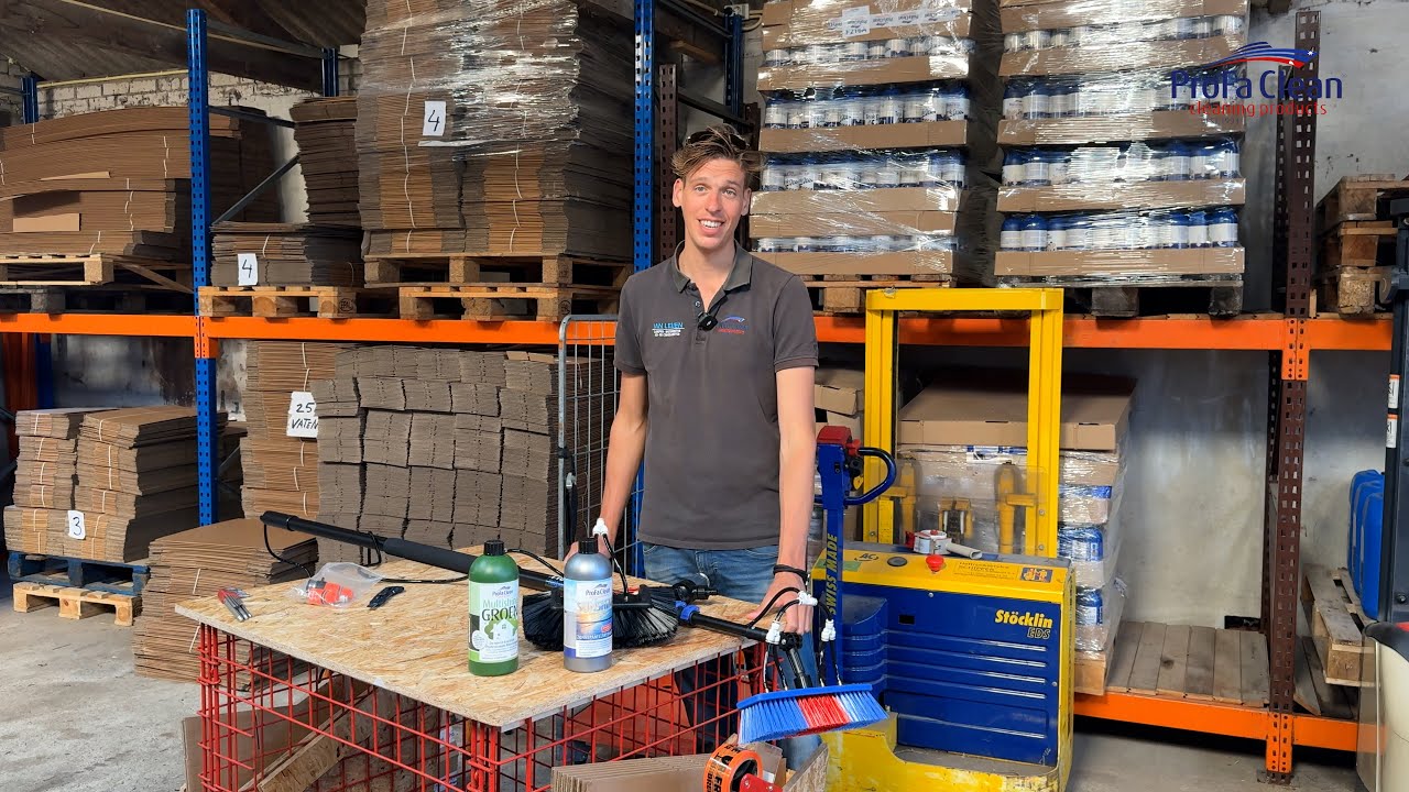 Zo zet je de Telescoopsteel van ProFa Clean in elkaar – Instructie