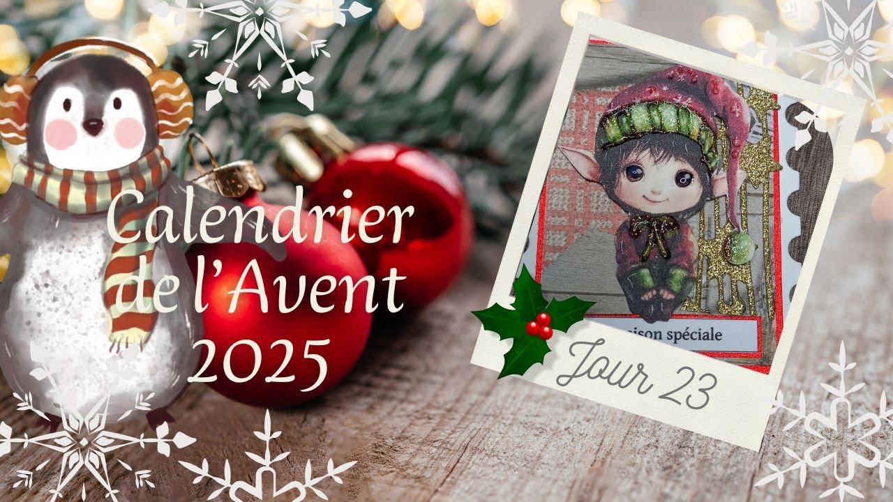 Calendrier de l'avent Jour 23🎄🎅 Fil rouge de @sophiecrea #filrougesophiecréa 