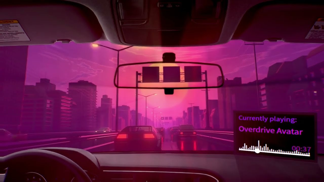 Overdrive Avatar | Retrowave Night Drive 🌃
