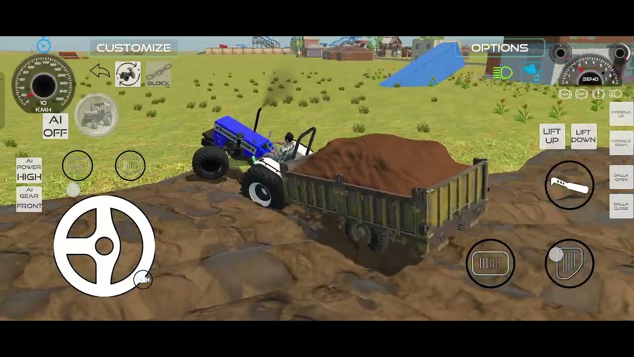 ट्रैक्टर गेम 🚜🚜🚜🚘🚘♥️