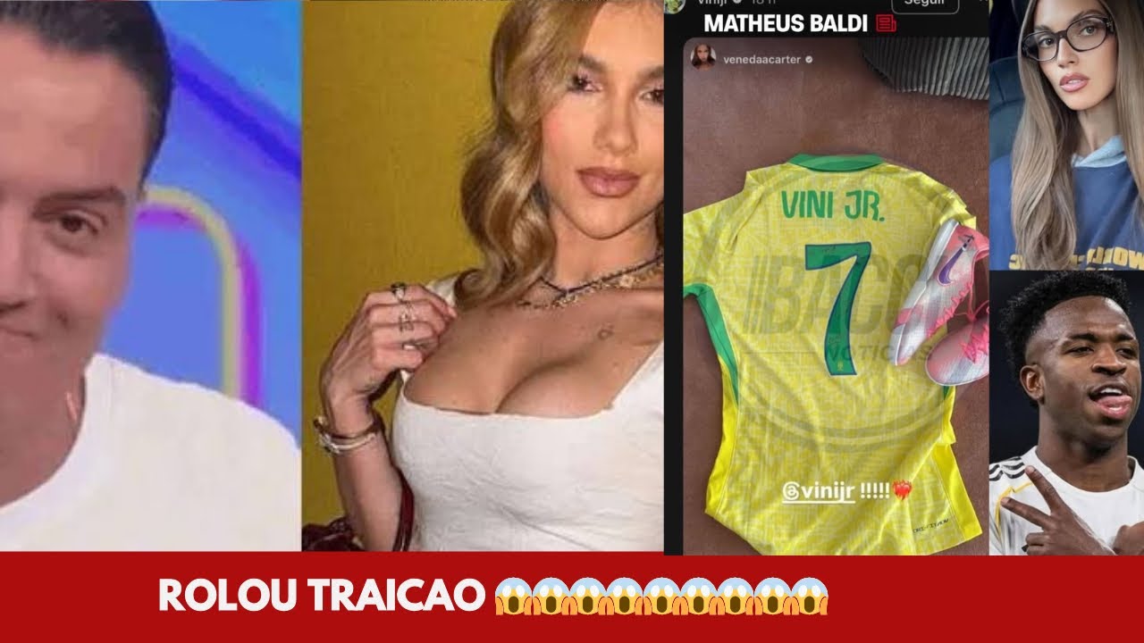 URGENTE: Vini Jr. presenteia outra mulher e web aponta traição! Onde fica a Virgínia? 😱