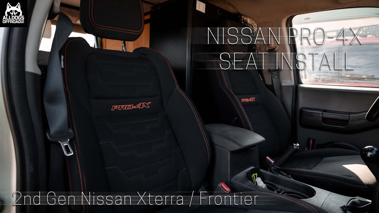 Сиденья Pro-4x 3-го поколения, установленные в Nissan Xterra / Frontier 2-го поколения