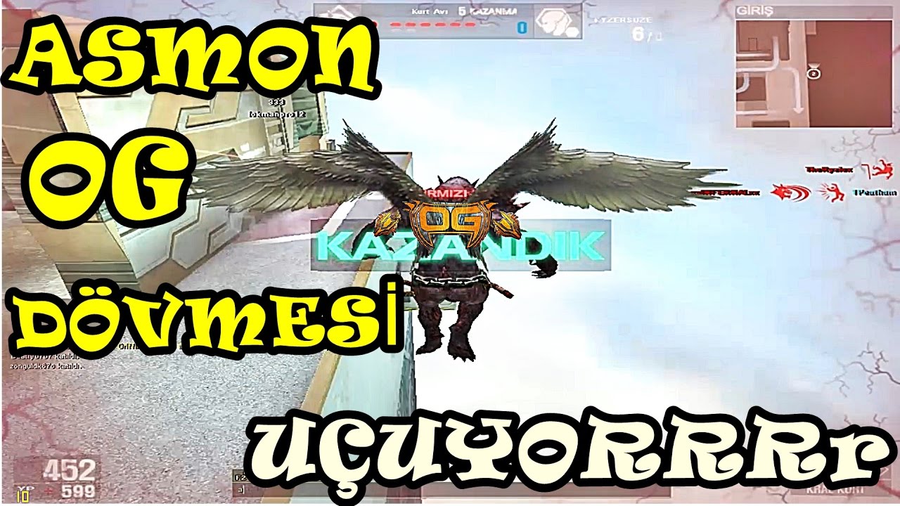 ASMON OG D&Ouml;VMESİ İLE U&Ccedil;UYOR :D-2 SANİYE