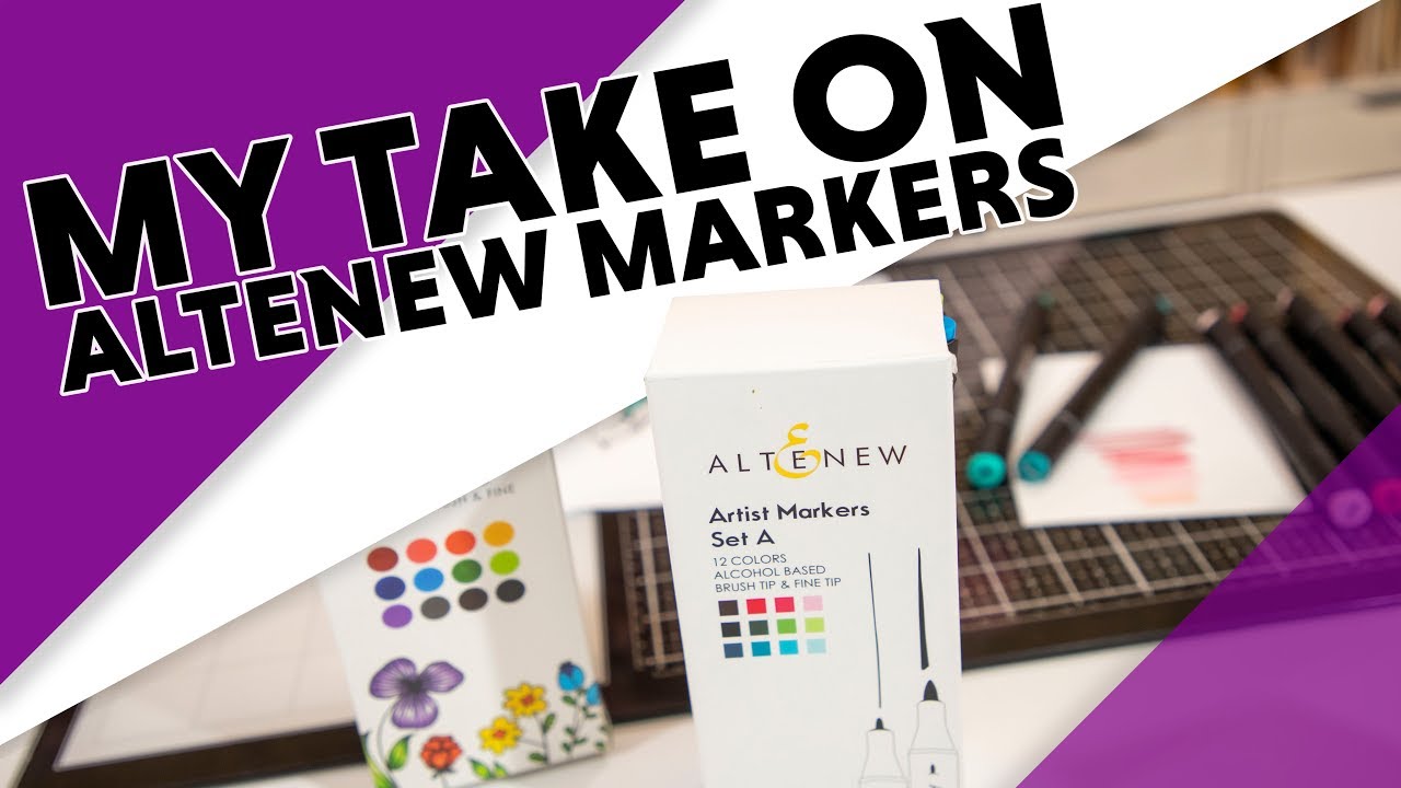 My Take On Altenew Alcohol Markers vs Copic & Others - Are they any good?