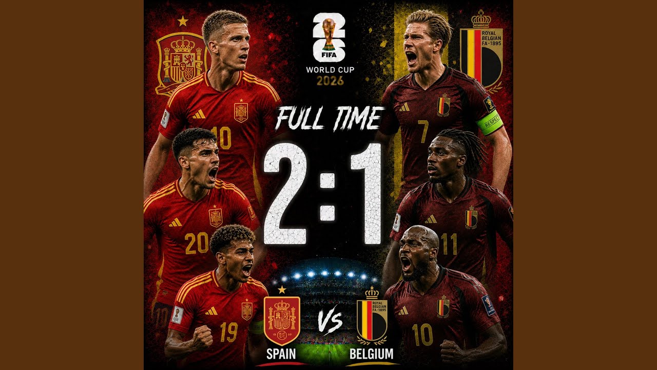 SUPER SUB MIKEL MERINO! Spain 2:1 Belgium (World Cup 2026 Match Song)