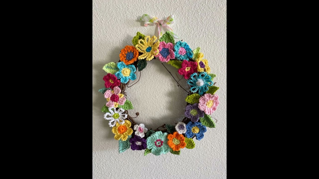 crochet home decoration ideas/crochet wall hanging design ideas/crochet flower decor ideas