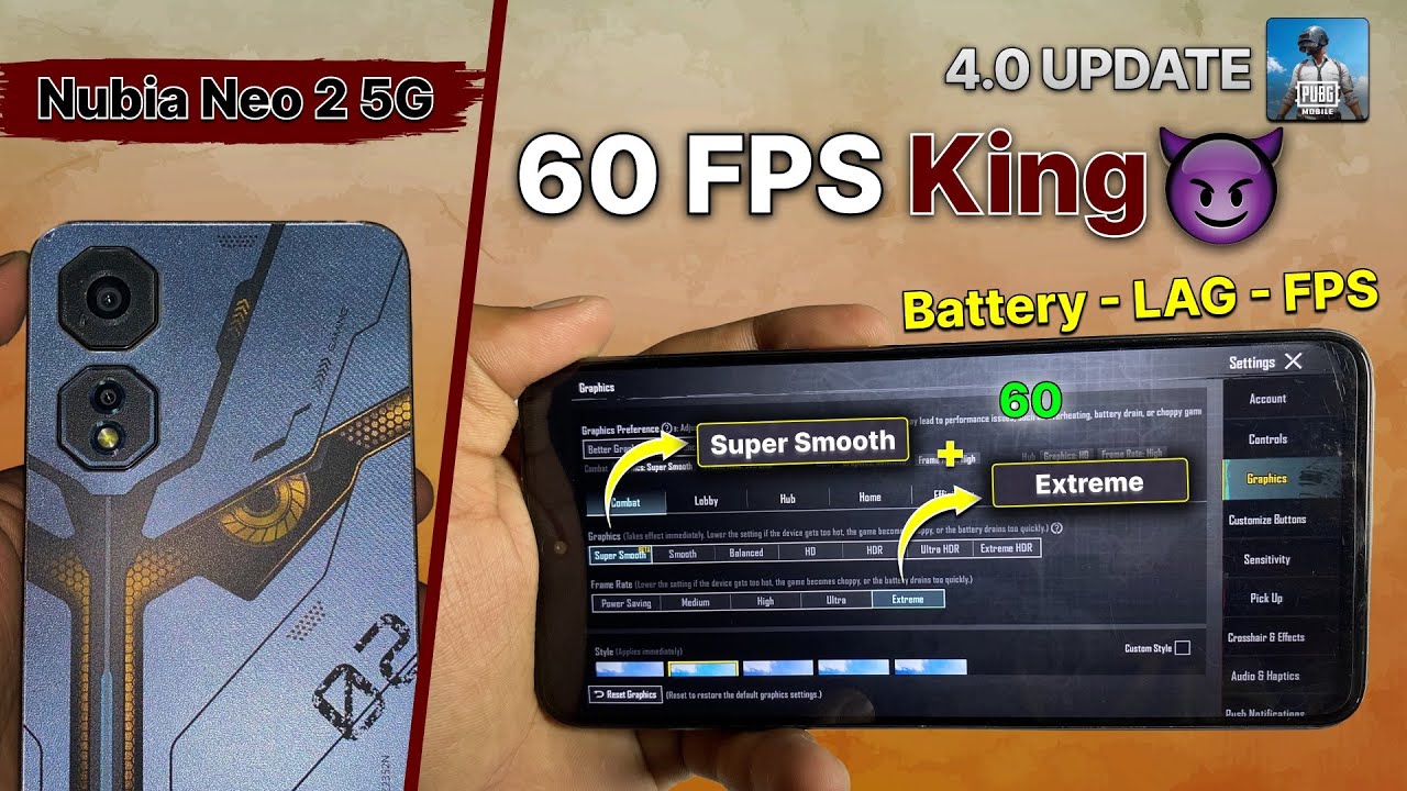 Nubia Neo 2 5G PUBG Test 😈 Best Gaming Devices Under 40k 🔥 - PUBG Test