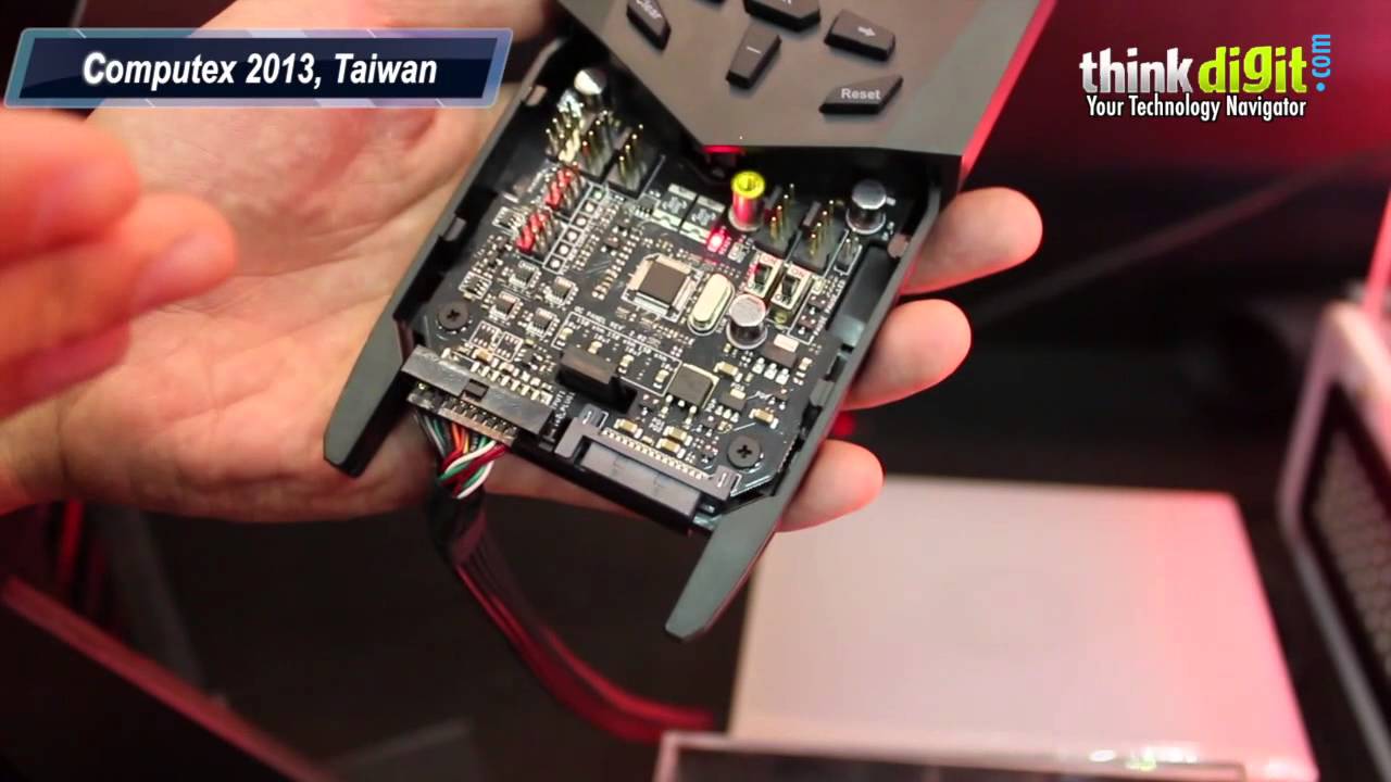 ASUS ROG on board display prototype Front Base