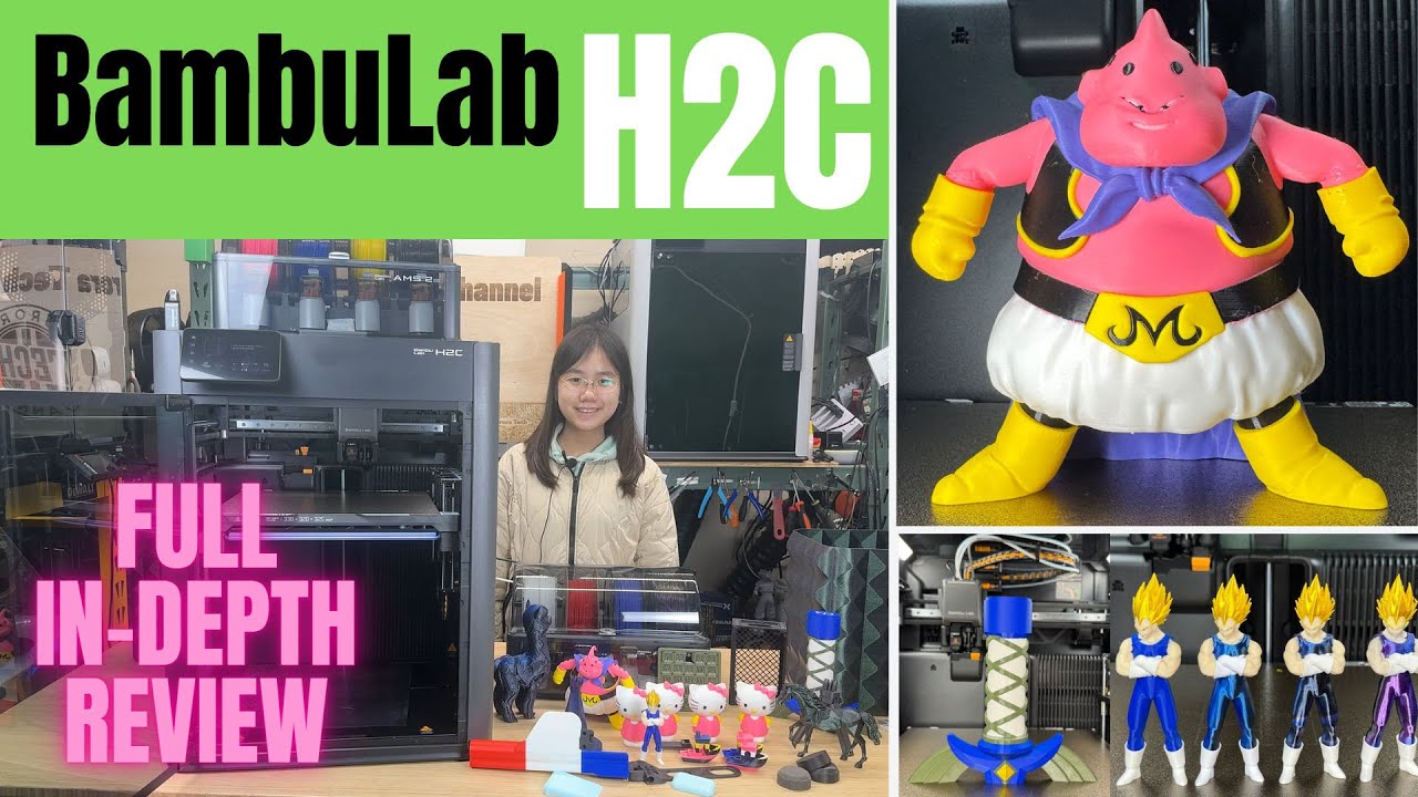 Подробный обзор BambuLab H2C: подробное сравнение со SnapMaker U1, Prusa XL и другими
