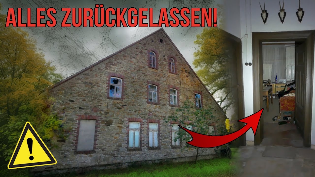 PLÖTZLICH FREMDE STIMMEN! VERLASSENEN MEGA BAUERNHOF ENTDECKT! | Lost Place
