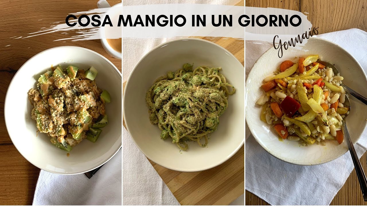WHAT I EAT IN A DAY Vegan | Cosa mangio in un giorno (inverno) - #Veganuary