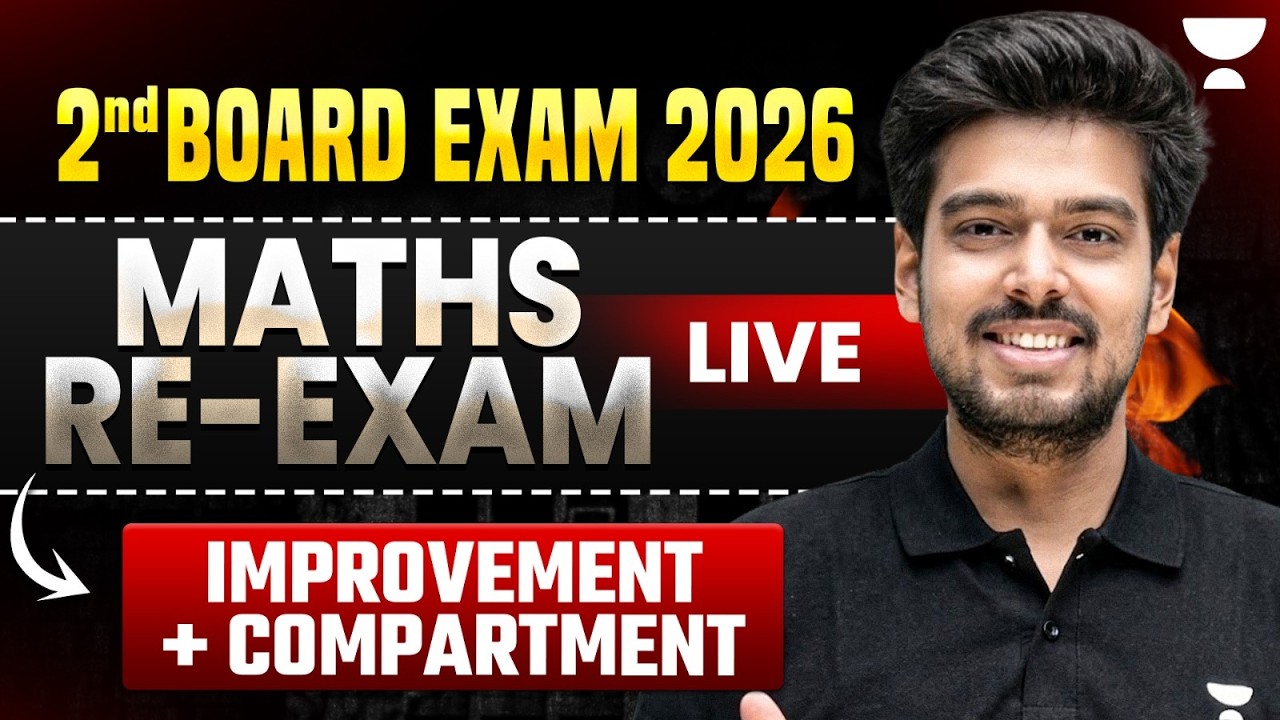 Second Board 2026 Math Full Plan | Improvement + Compartment Revision Starts! | Ayush Sir