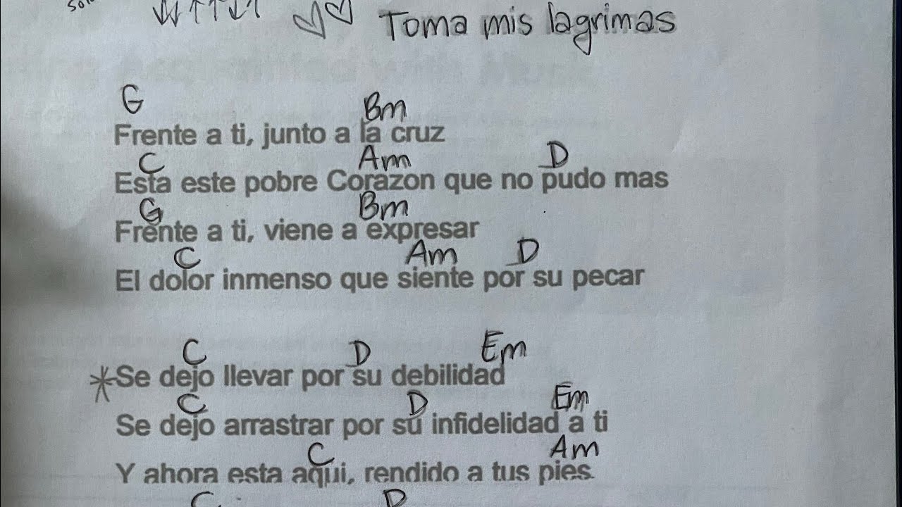Toma Mis Lagrimas