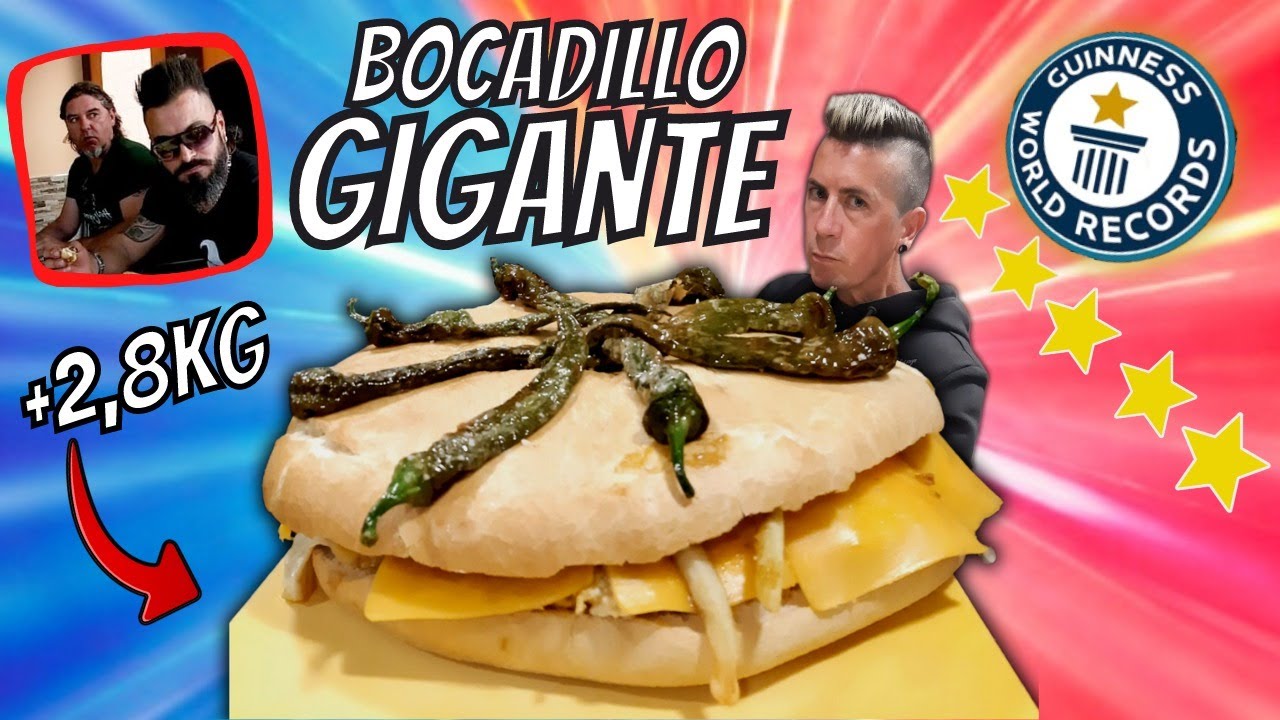 BOCADILLO GIGANTE DE +2,8 KG el MÁS GRANDE y FAMOSO de CÁDIZ *nadie esperaba esto*