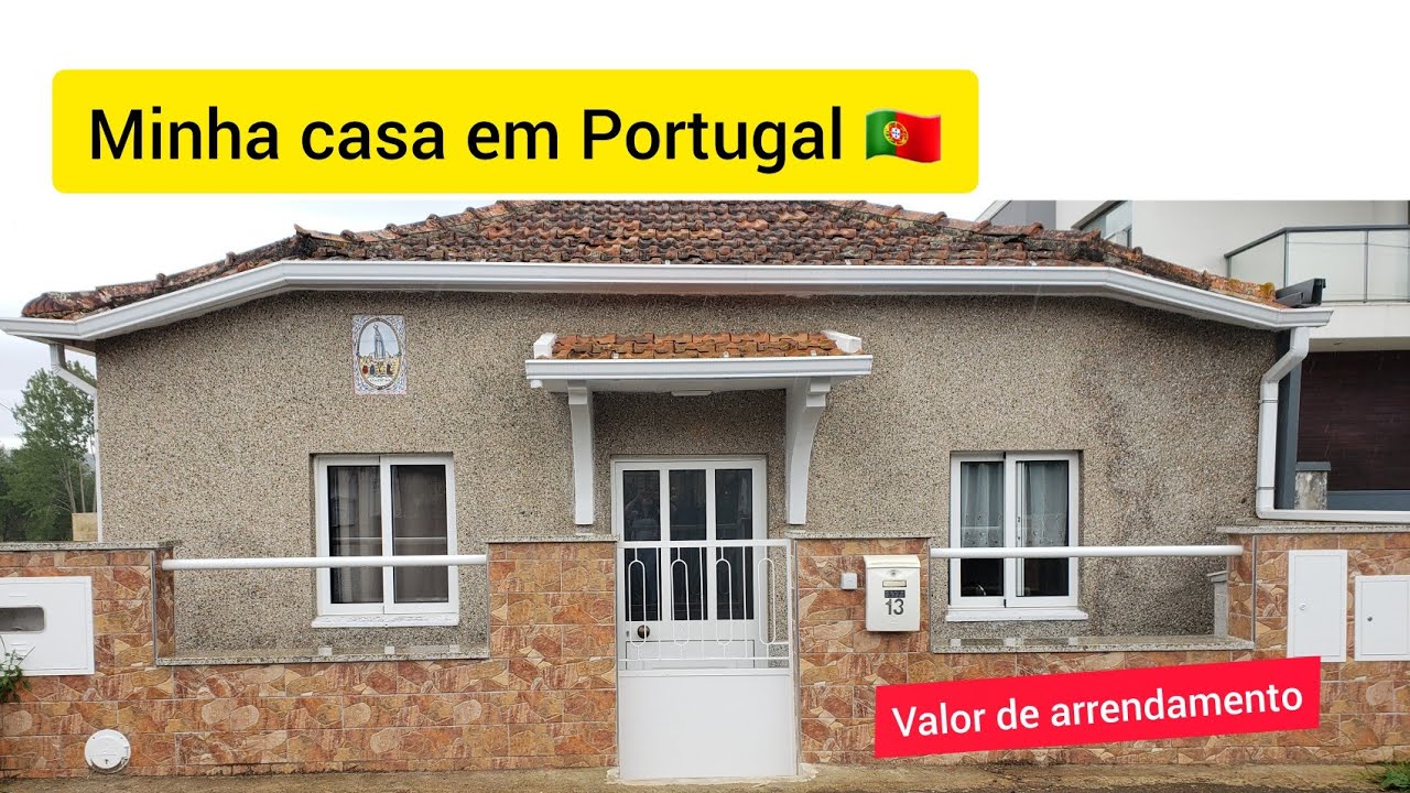 Casa em Portugal 🇵🇹 / Minha humilde residência😊. Valor do meu arrendamento .