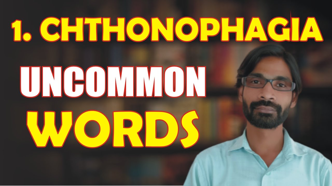 Uncommon Words | मिट्टी खाने की English | English Vocabulary | English Learning Videos