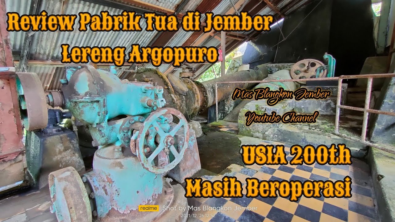 Review Pabrik Tua Belanda di Jember ❗Usia 200th Masih Bisa Beroperasi tanpa pembaruan 😱😱
