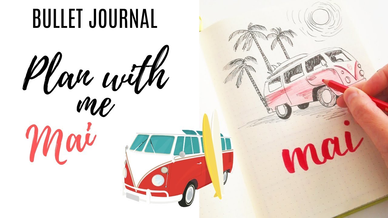BULLET JOURNAL : Plan with me mai !