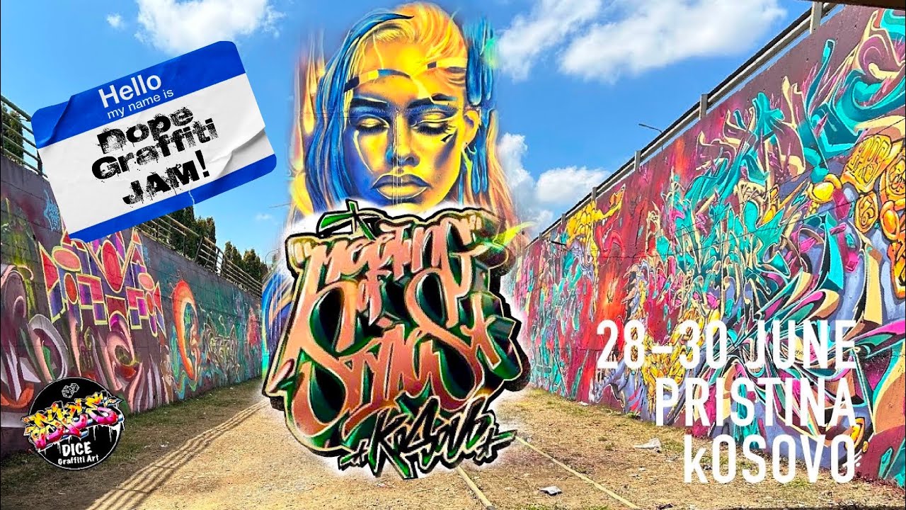 Meeting of Styles 2024 Pristina Kosovo Graffiti and Street Art Festival