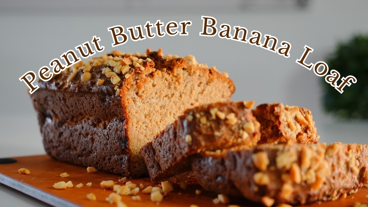 Peanut Butter Banana Loaf Cake &ndash; Moist, Nutty & Packed with Flavour!