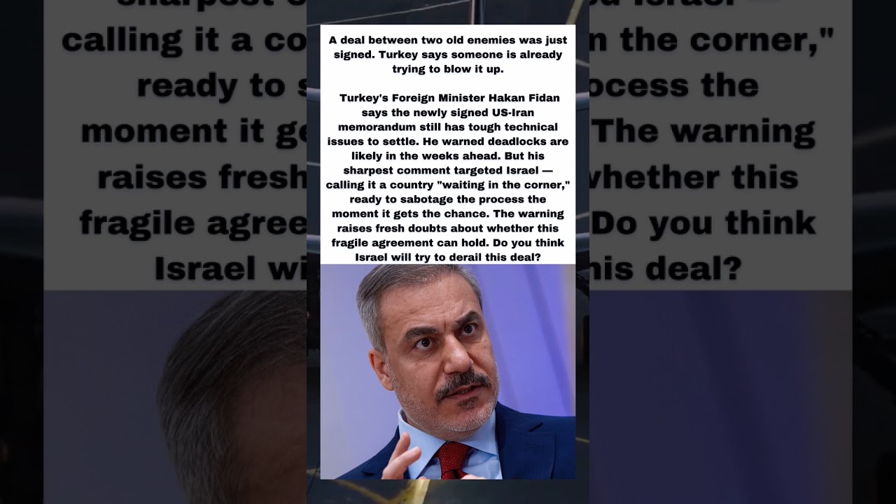 Turkey Says Israel Is 
