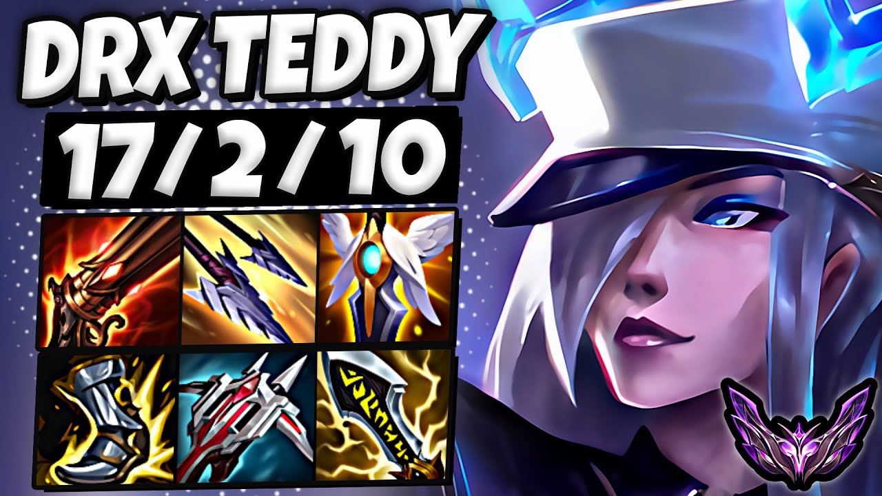 Caitlyn vs Ashe ADC [ DRX Teddy ] Patch 25.21 Korea Master