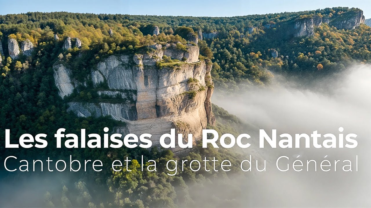 Les falaises du Roc Nantais / Cantobre et la grotte du Général