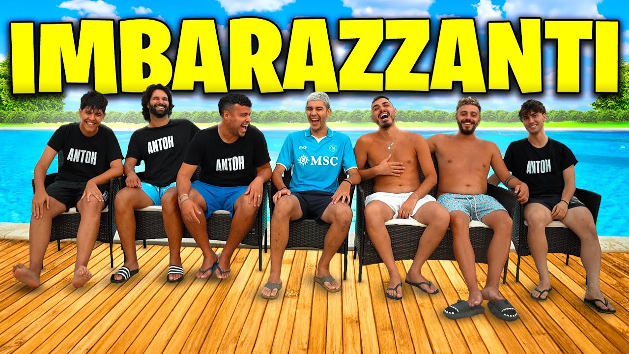 🥶 RISPONDIAMO a DOMANDE IMBARAZZANTI in VILLA NAPOLI CREATORS!!