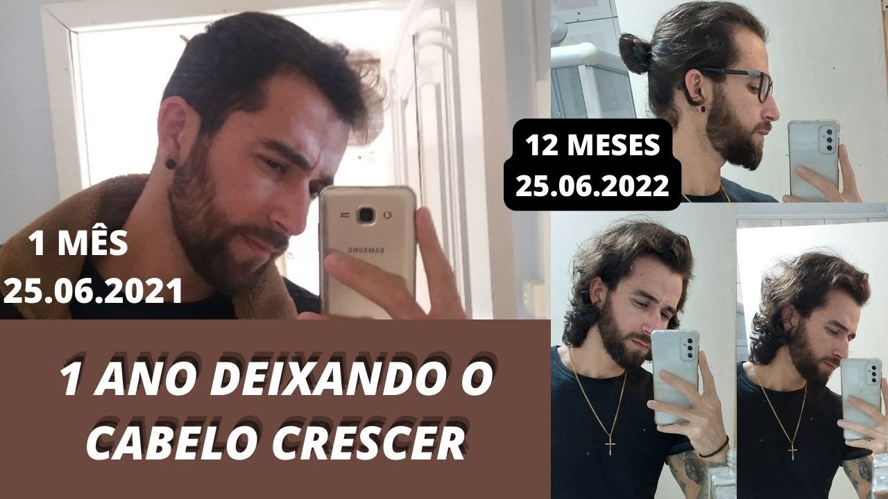 (12 MESES) 1 ANO DEIXANDO O CABELO CRESCER 2B | WILLIAM AMARAL