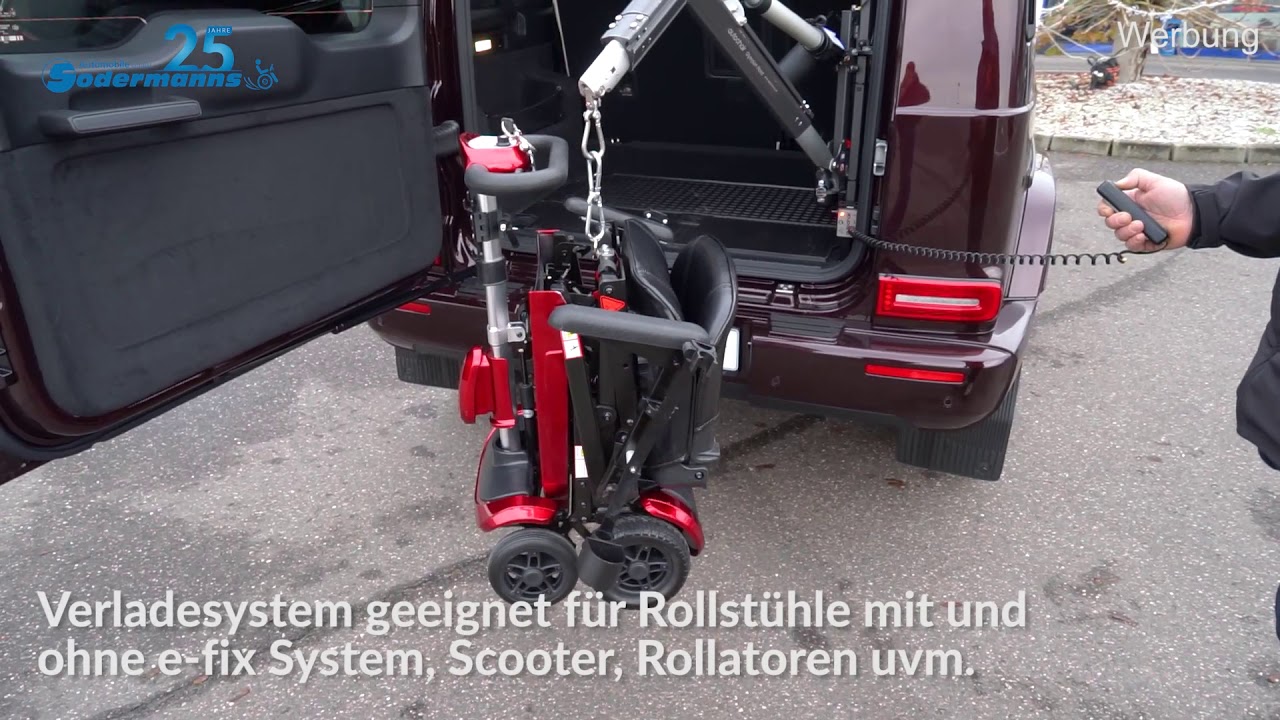 Sodermanns Verladesystem - Lifter f&uuml;r z.B. Rollst&uuml;hle mit e-fix uvw