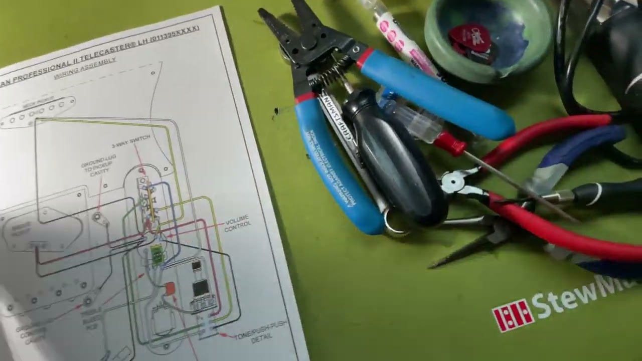 Fender American Professional II Telecaster Left Handed Wiring Diagram Mistake