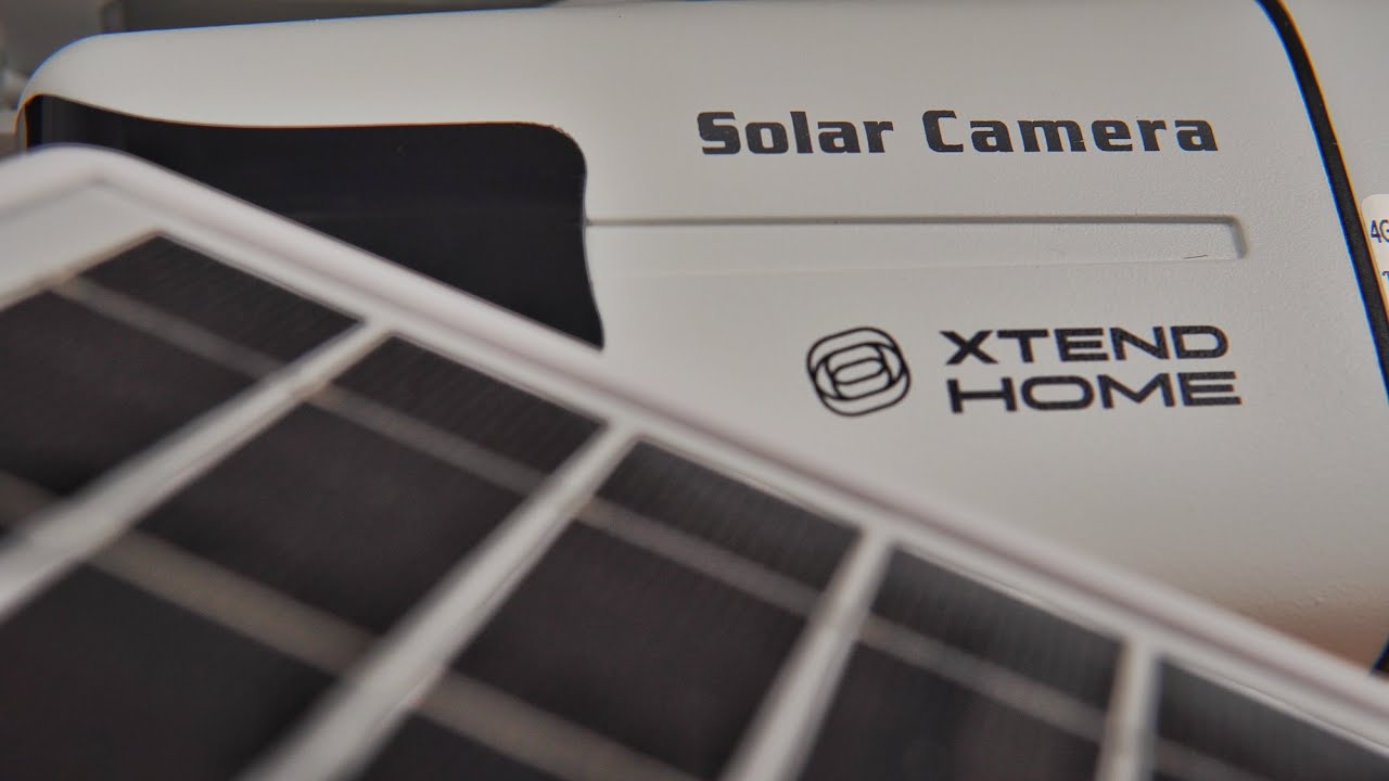 Xtend Home chytré venkovní solární bezpečnostní kamery se 4G