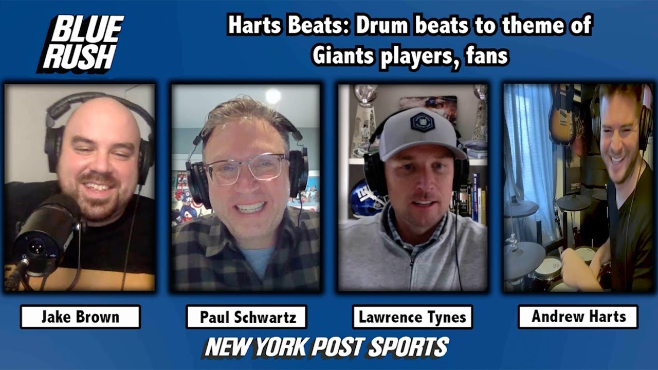 Blue Rush Podcast: Andrew Harts plays Giants-themed drum beats | New York Post