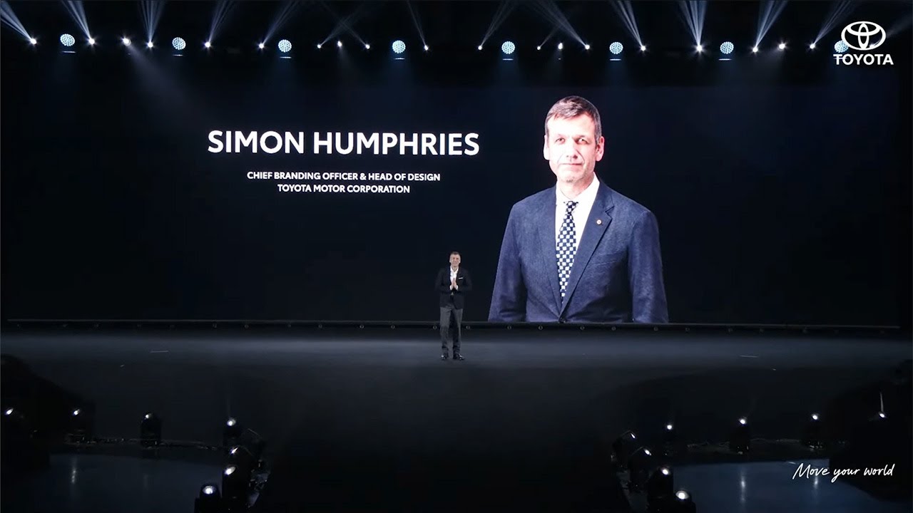 The speech by Chief Branding Officer Simon Humphries during the premiere event