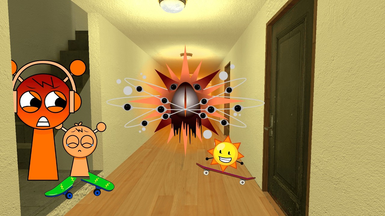 Mr. Sun Phase 8 broke Oren’s skateboard, and now Oren is furious. Nextbot Gmod