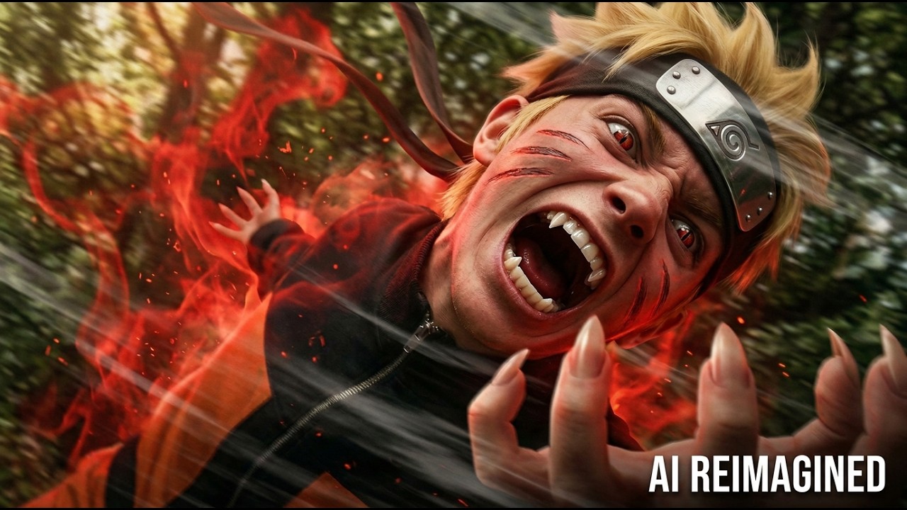 Naruto: The Fourth Tail | Live Action Concept Scene (AI)