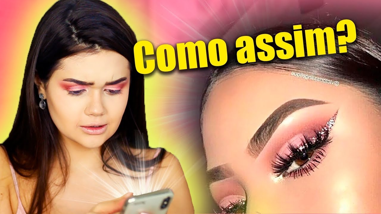 TENTEI IMITAR A MAKE DA GRINGA E DEU NISSO!