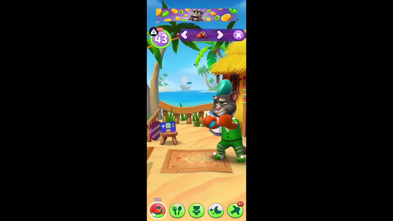 My Talking Tom 2 live #funny #mytom2 #challnge #short