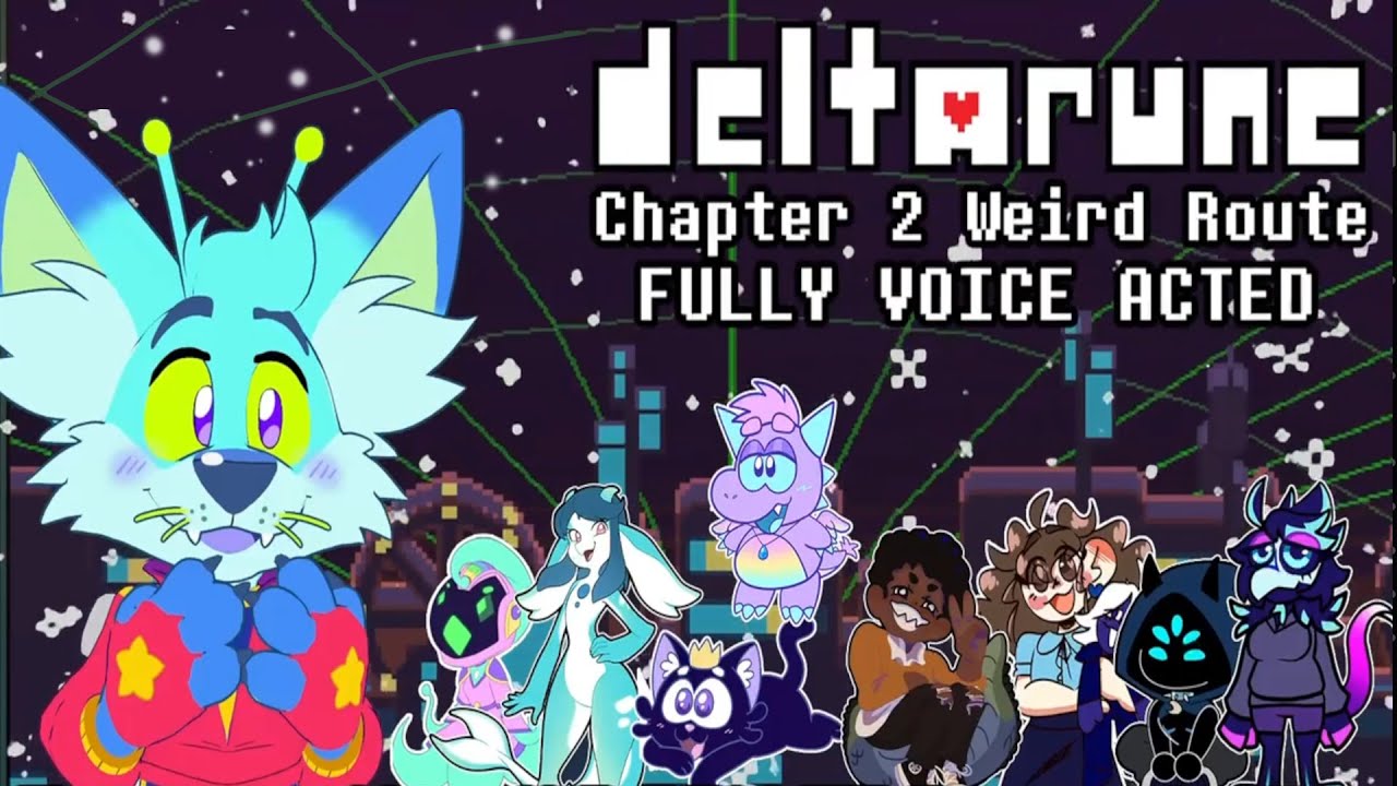 Deltarune Ch. 2 Weird route FULLY VOICE ACTED
