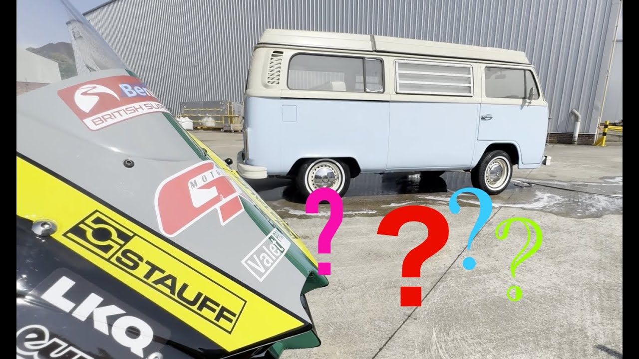 We visit Stauff to clean a British Super Bike, or was it a VW Camper??
