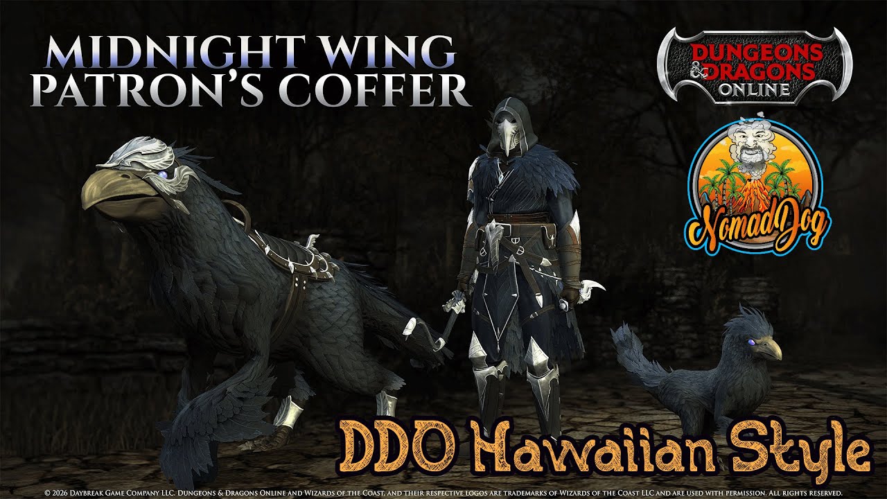 DDO Hawaiian Style's Midnight Wing Patron's Coffer Review!