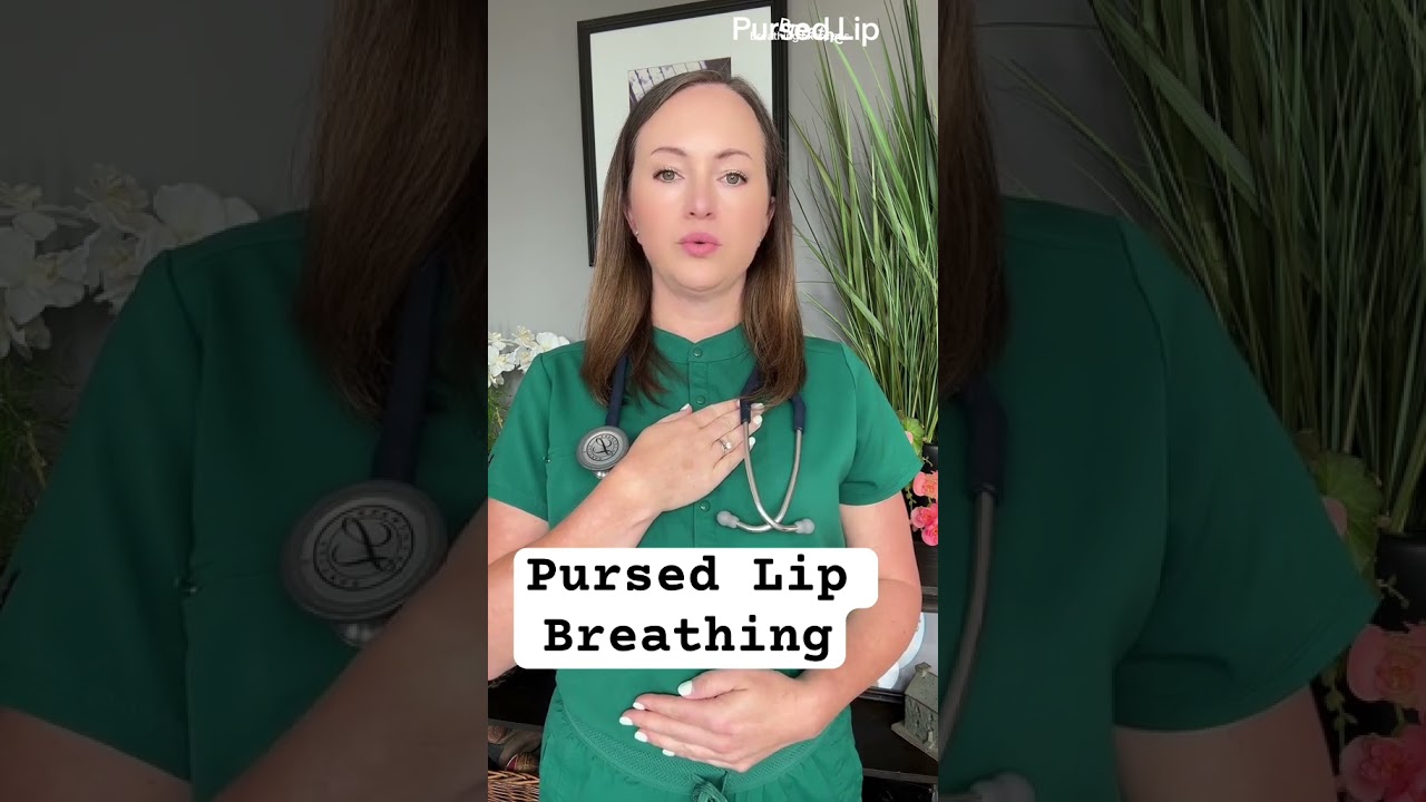 Pursed Lip Breathing #breathe #breath #health