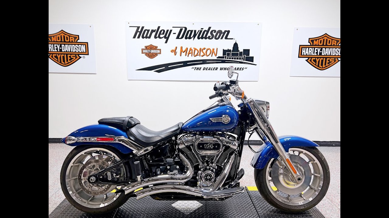 2022 HARLEY DAVIDSON FAT BOY 114 FLFBS REEF BLUE 010076
