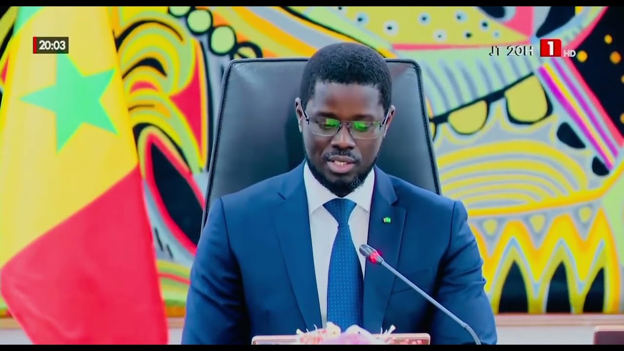 Conseil des ministres de ce mercredi 07 décembre lecture communiqué du président Bassirou DIOMAYE 
