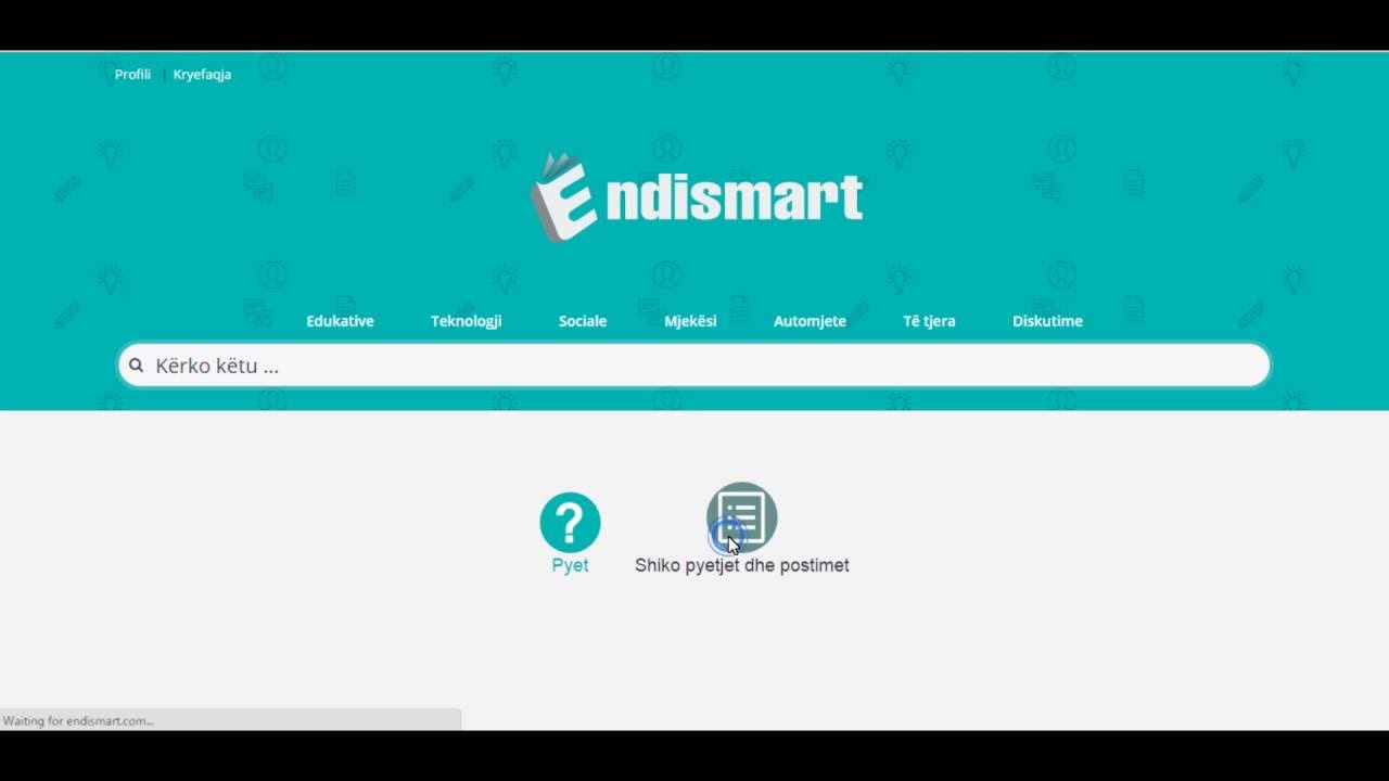 Si t&euml; raportosh nj&euml; pyetje n&euml; Endismart.com