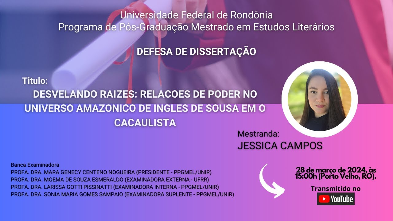 Banca de Defesa - JESSICA CAMPOS