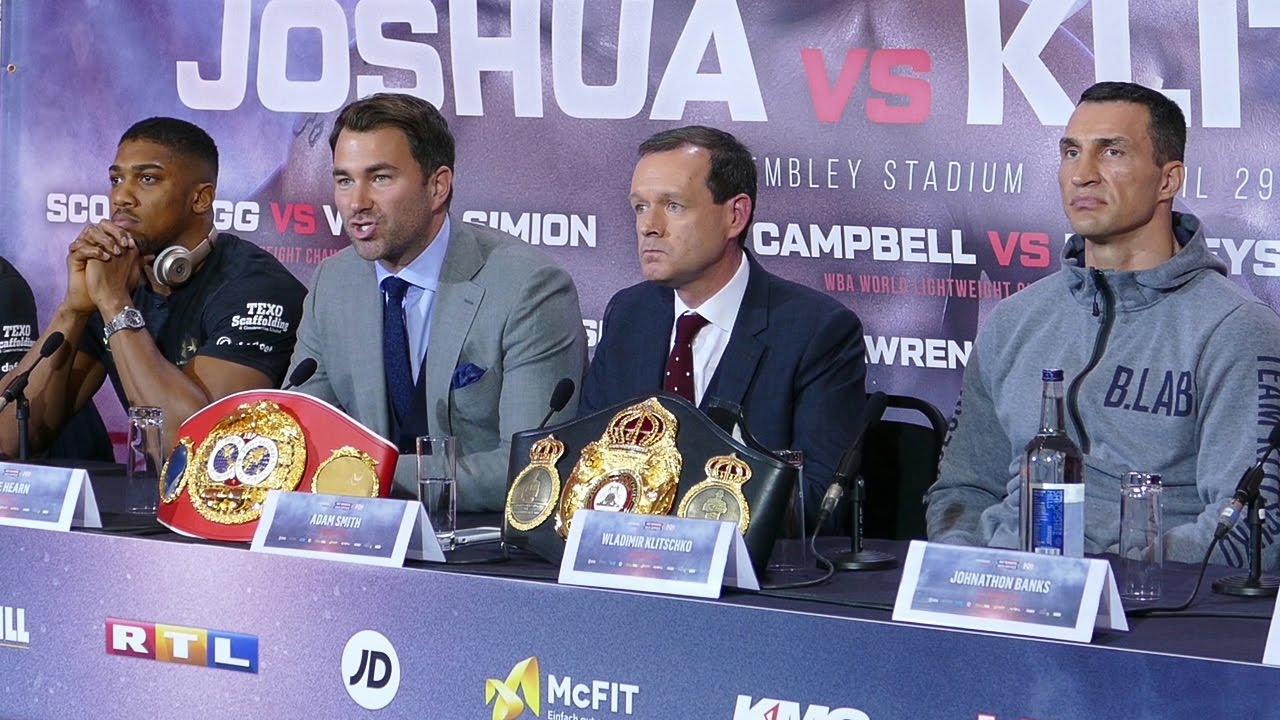Anthony Joshua vs Wladimir Klitschko Final Press Conference