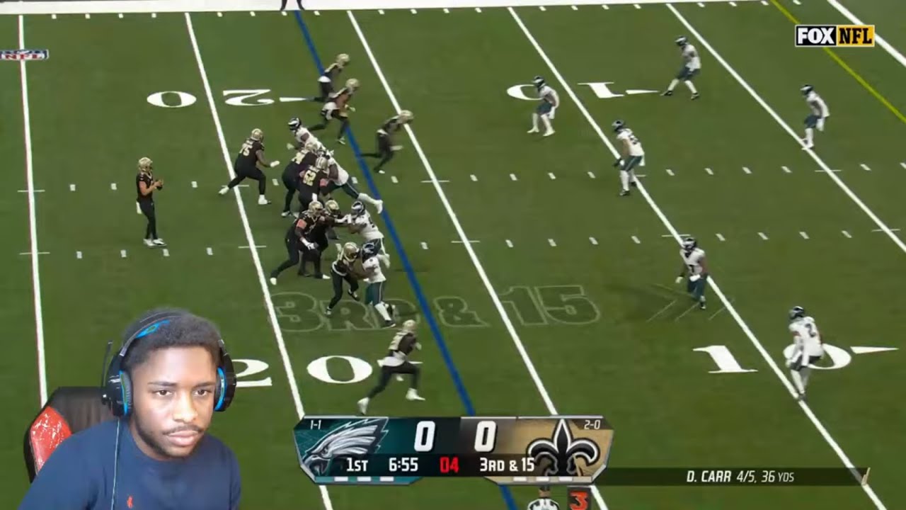 REACTING TO Philadelphia Eagles vs. New Orleans Saints!